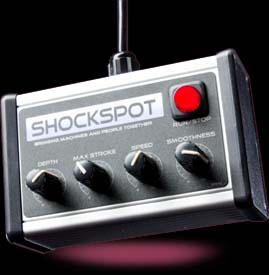 This image show the Shockspot remote controller