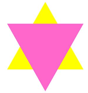 Pink and Yellow Triangles