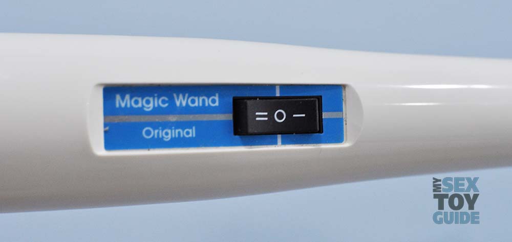 close up text of magic wand original