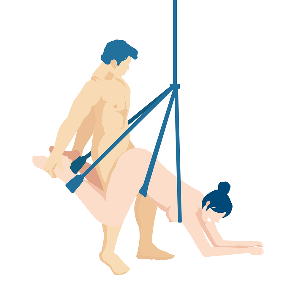 Sex swing position.