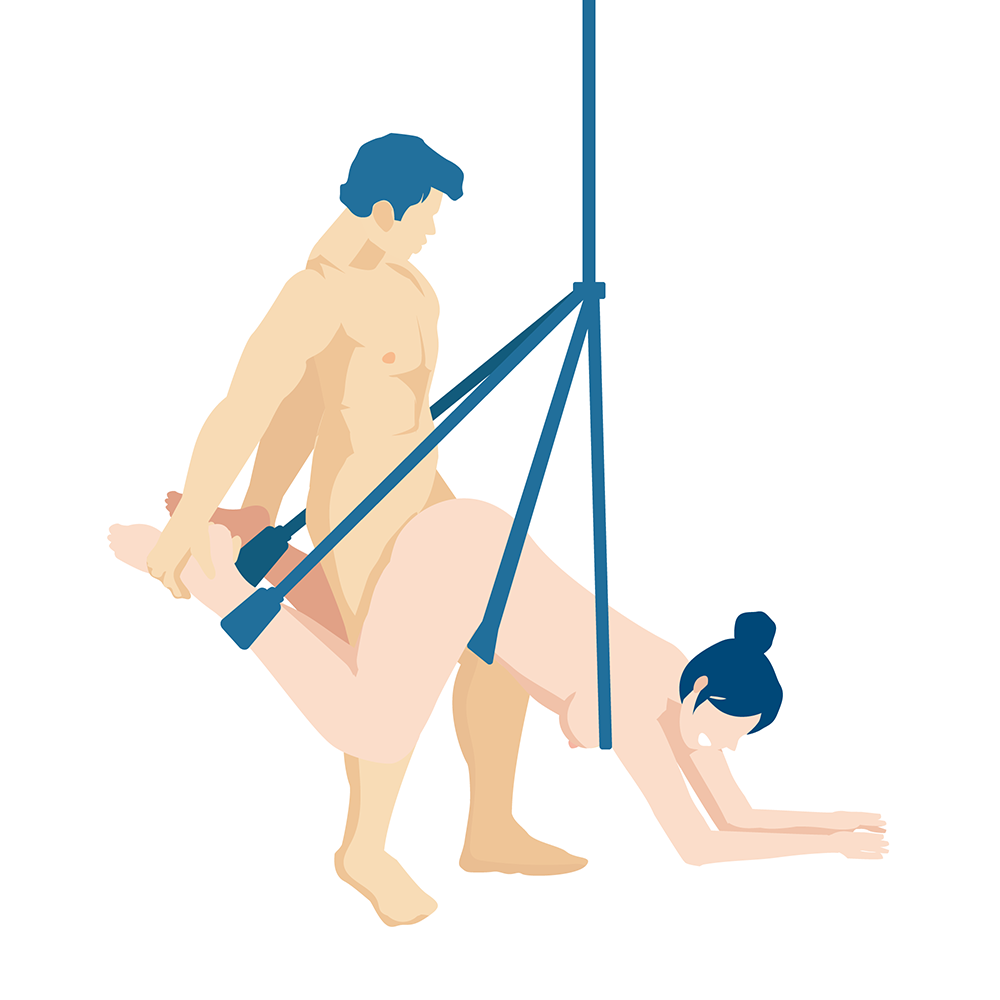 Doggy Style In A Sex Swing