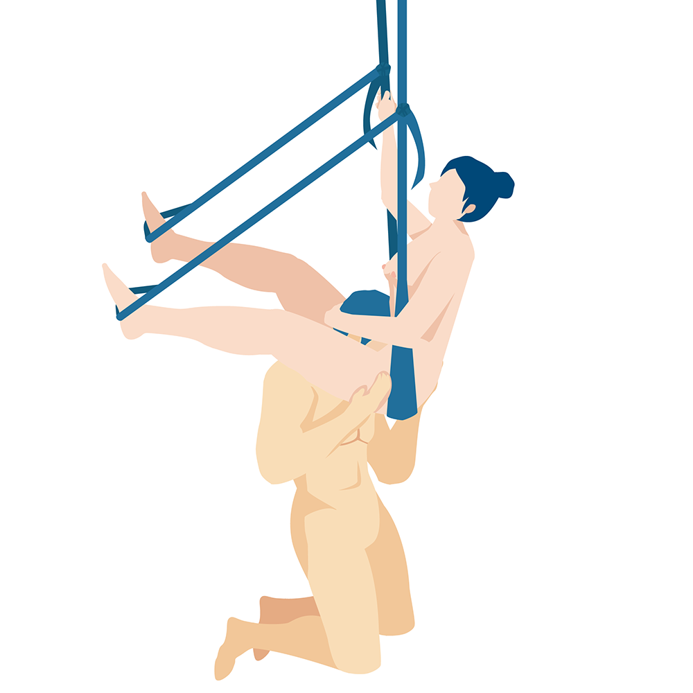 Spin-Me-Around Oral Sex Swing Position