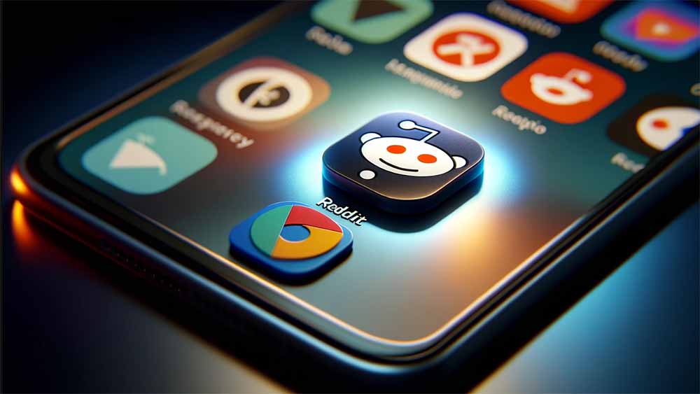 Reddit app on a phone
