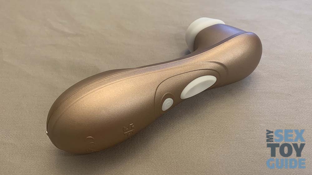 The Satisfyer Pro 2 body showing the controls