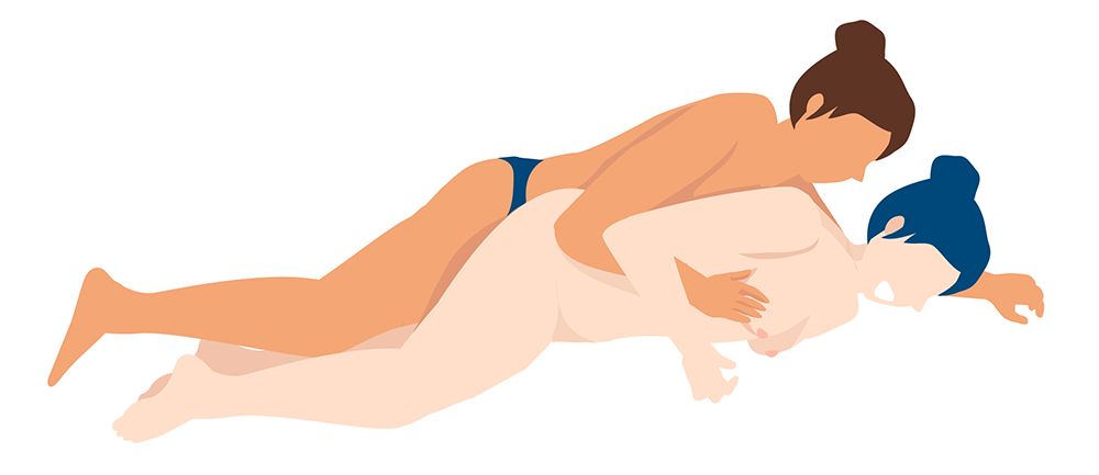 Lesbian Spooning Sex Position