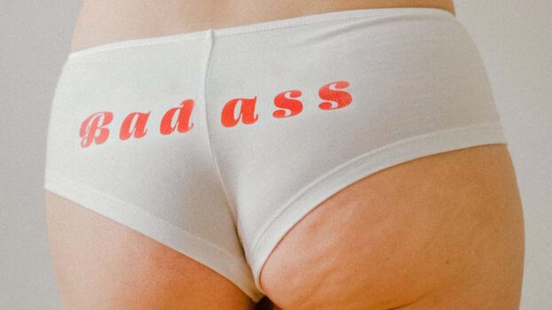 A butt with underwear