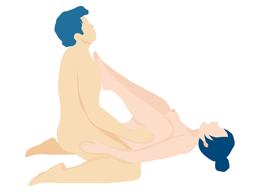 Missionary position with legs on chest