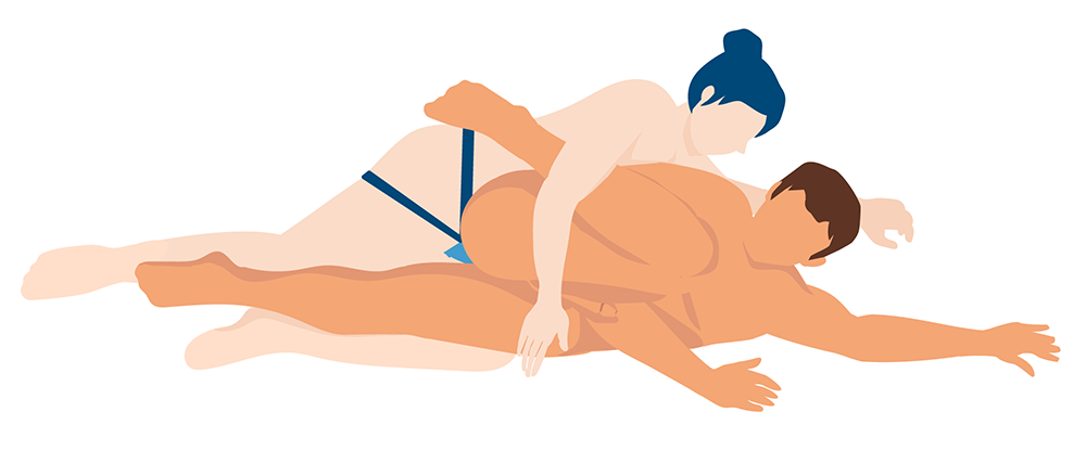 Pegging Spooning Sex Position