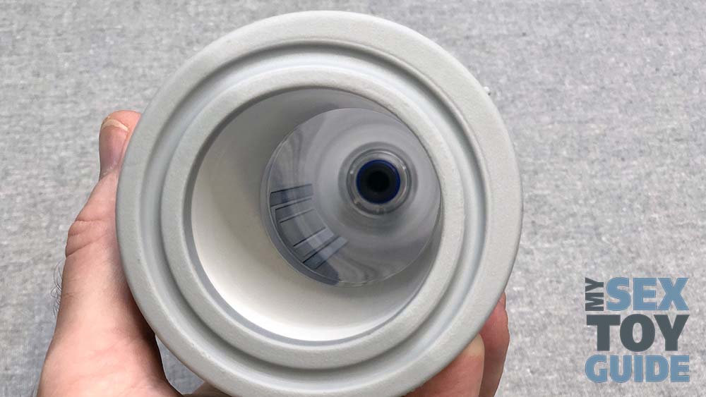 A view inside Hydromax7 penis pump