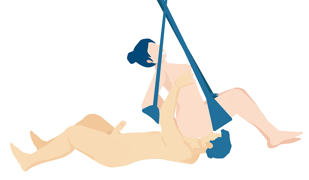Face sitting Sex Swing Position