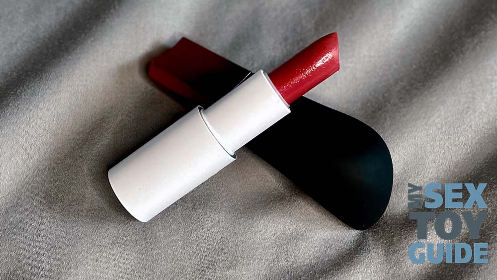 The bullet vibrator and a lipstick