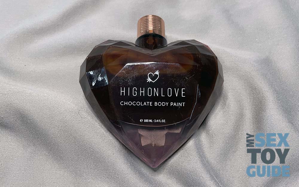 High On Love Chocolate Body Paint and Brush