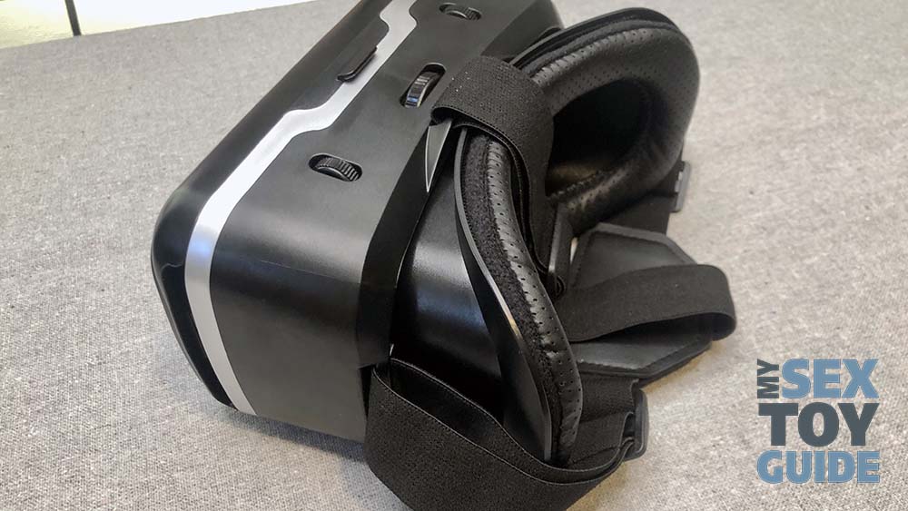 Closeup of the VR headset