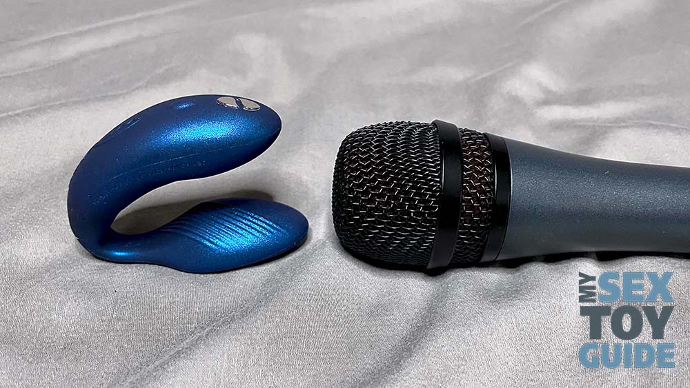 We-Vibe Chorus and a microphone