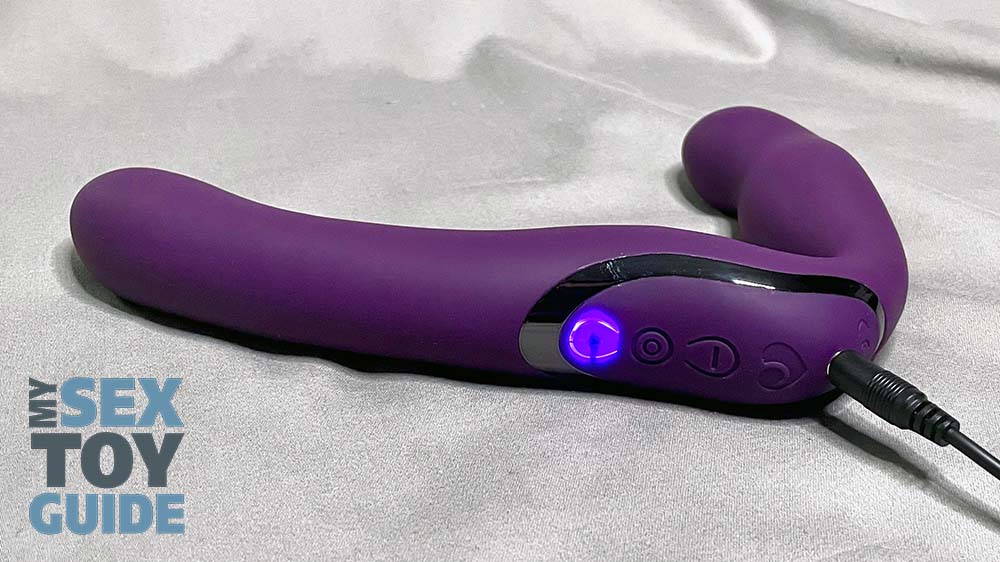 A strapless strap-on charging