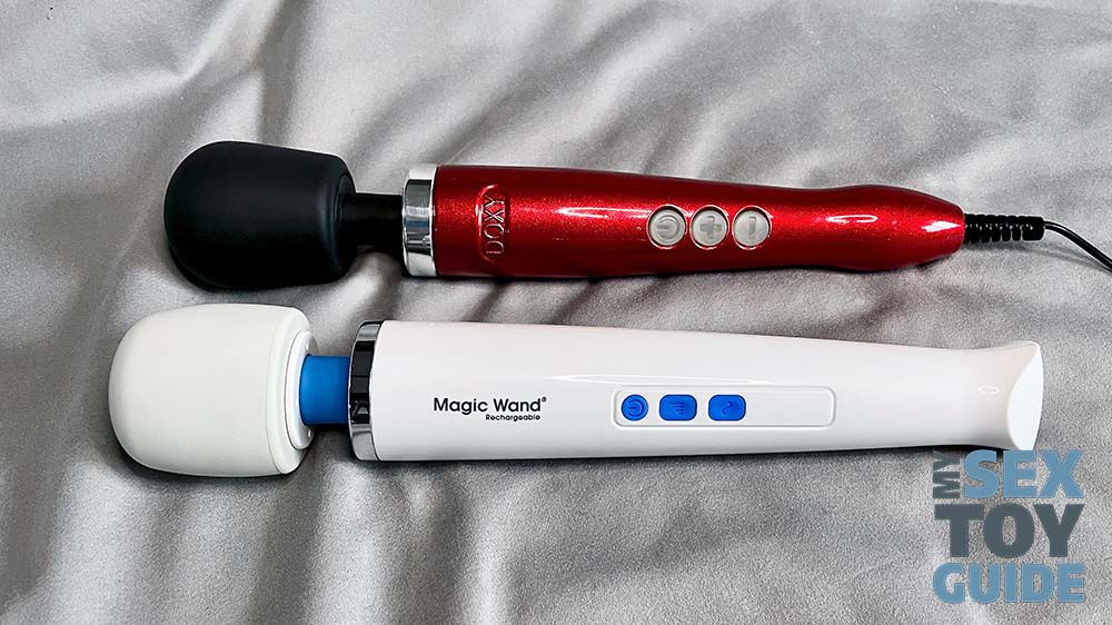 Magic Wand Rechargable and a Doxy vibrator