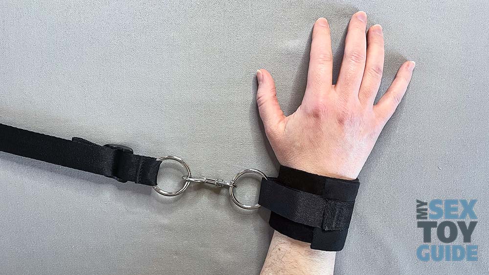 My wrist attached in one of the restraints