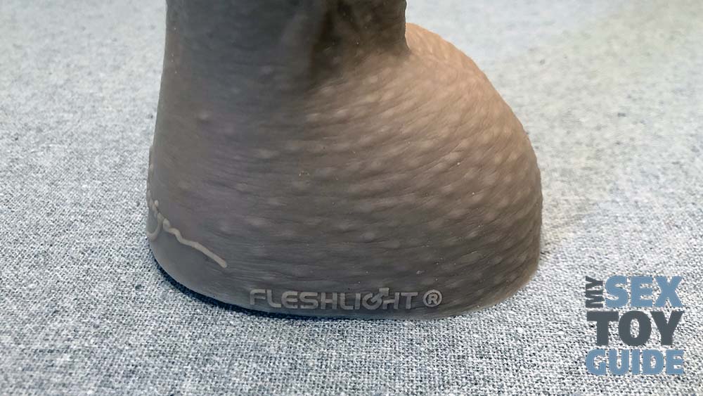 Closeup of the testicles