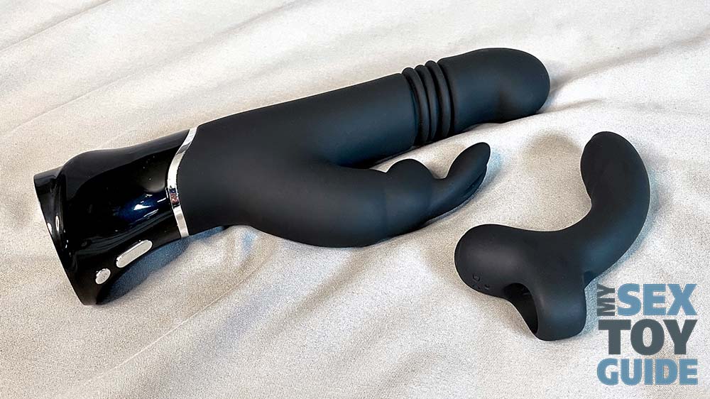 Fifty Shades of Grey Greedy Girl Thrusting Rabbit Vibrator and Sensations finger vibrator