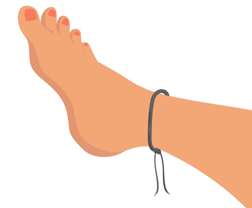 Foot masturbator With Ankle Jewelry