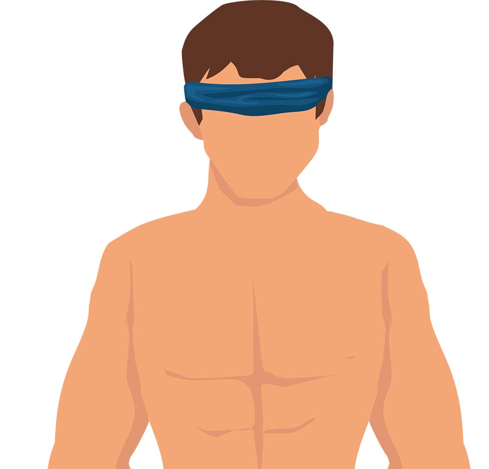 Man With Blindfold