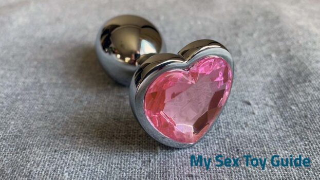 Lovehoney Jewelled Heart Metal Butt Plug