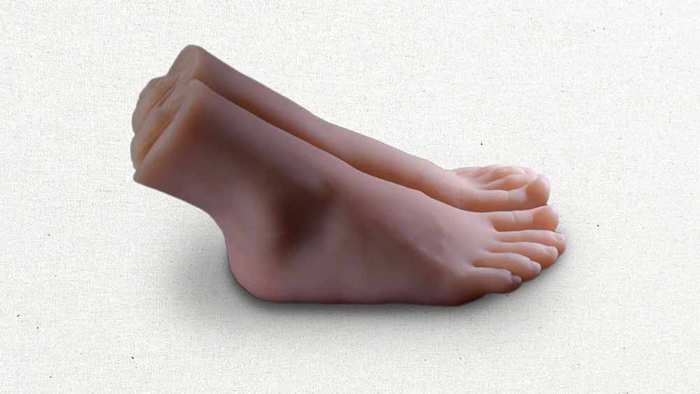 Silicone Feet from Warm Doll