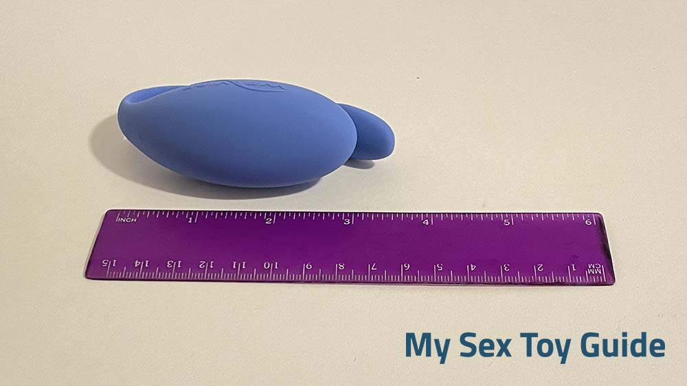 We-Vibe Jive with a ruler for size reference