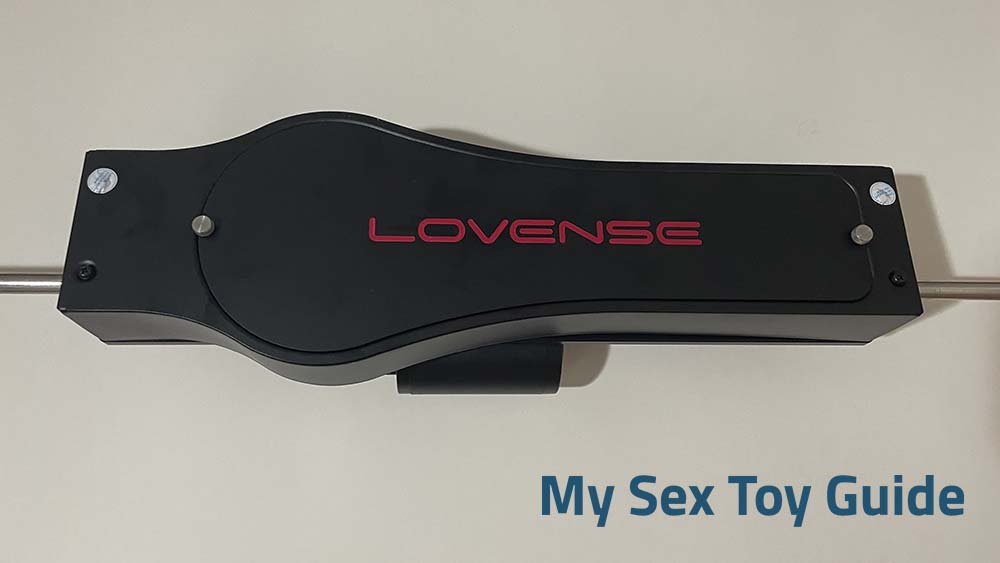 Closeup of the body with the Lovense brand logo