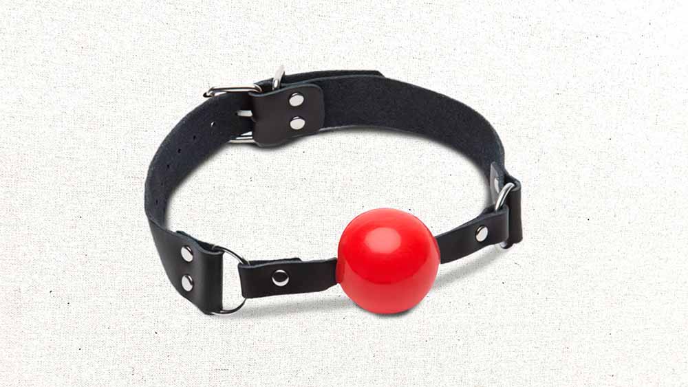 Bondage Boutique Large Silicone Ball Gag