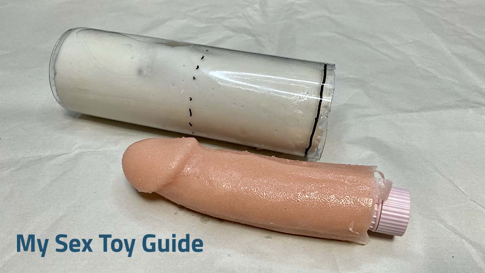 The finished Clone-A-Willy with the mold tube