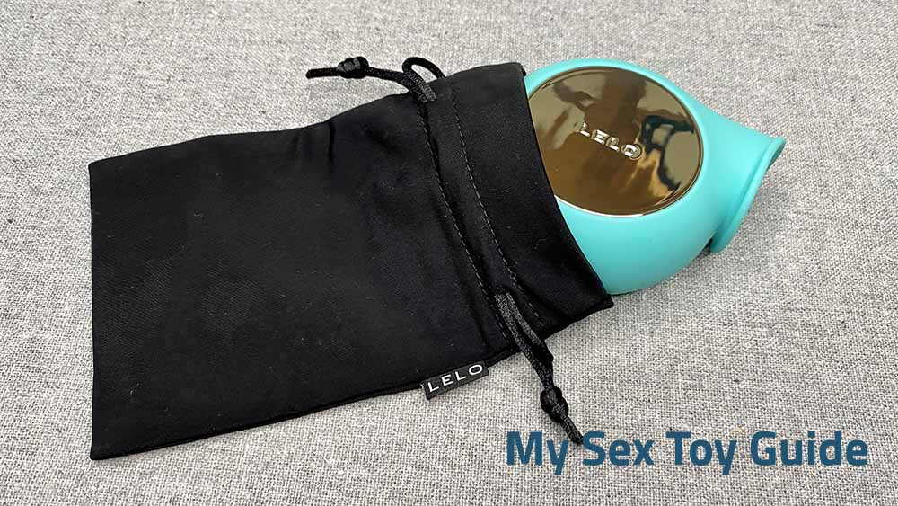 LELO SILA Cruise inside the storage pouch