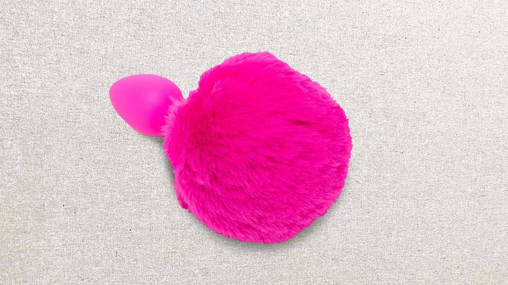 Playful Silicone Small Bunny Tail