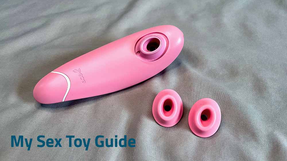 Womanizer Premium Eco with the two suction heads