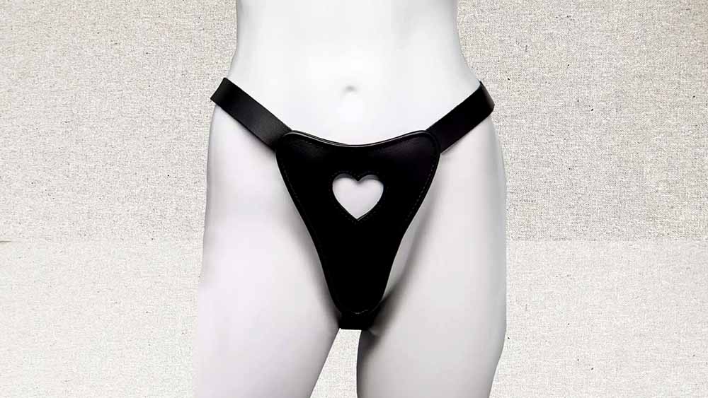 Dominix Deluxe Leather Lockable Female Chastity Belt