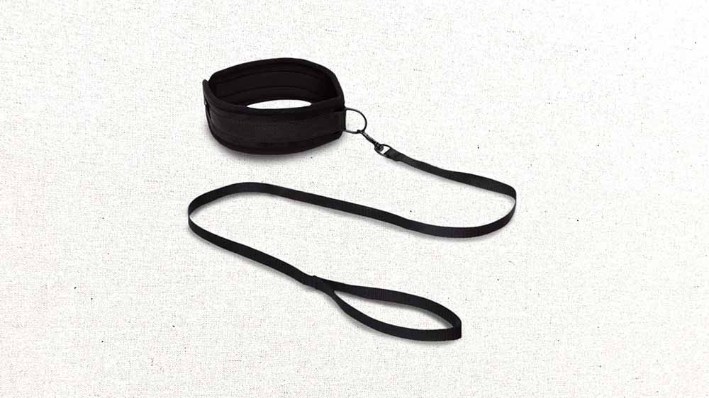 Bondage Boutique Lead Me On Soft Collar and Leash