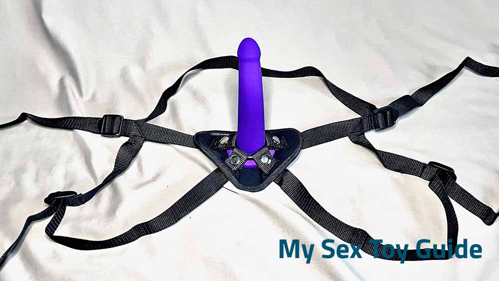 Double Penetration Strap On Harness Dildo Dong Pegging Sex Toys for  Men-Couple