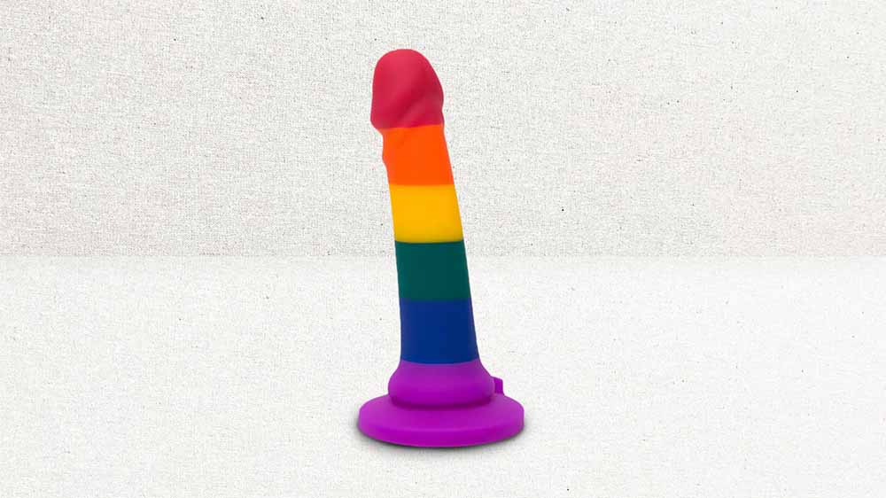 Lovehoney Super Soft Rainbow Dildo