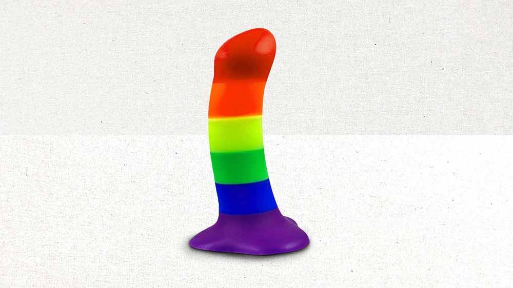 Rainbow Amor Silicone Dildo by Fun Factory