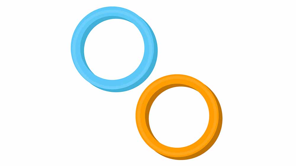 2 rubber rings