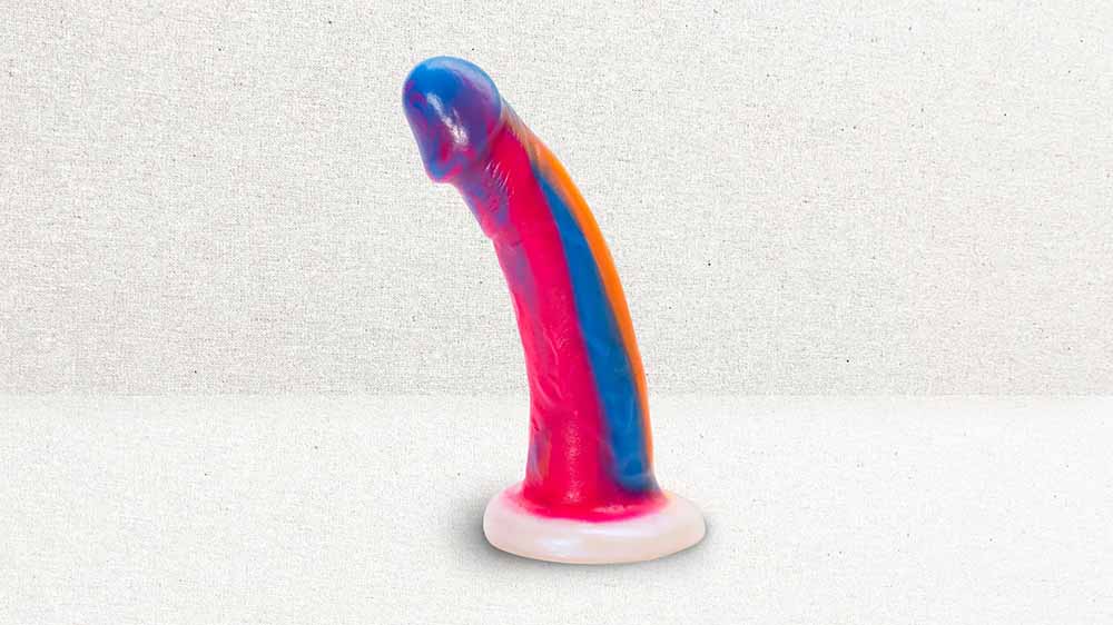 Vixen Mustang rainbow dildo