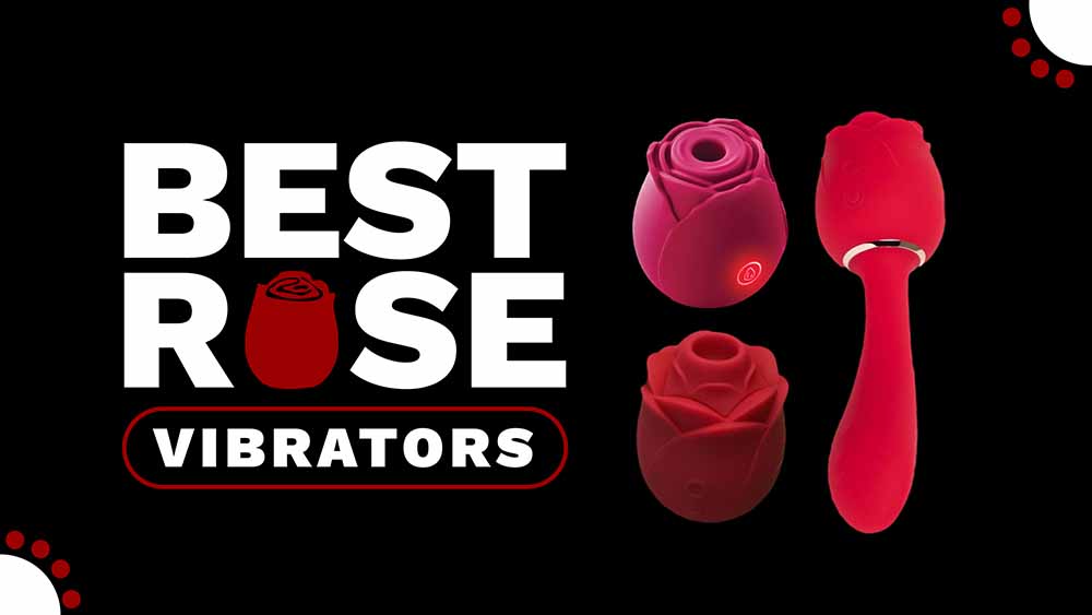 Rose Vibrator for Women Powerful G Spot Sex Vibrating Erotic Toys