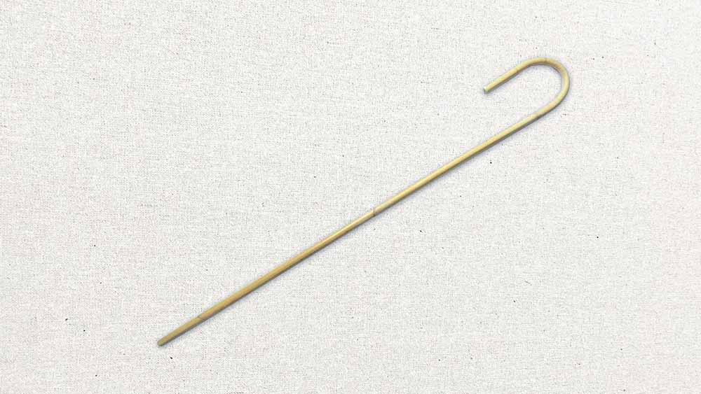 The Stockroom's Crook-Handled Rattan Cane