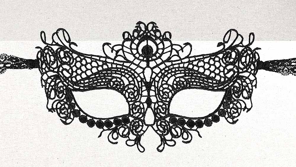 Cottelli’s Black Masquerade Lace Mask