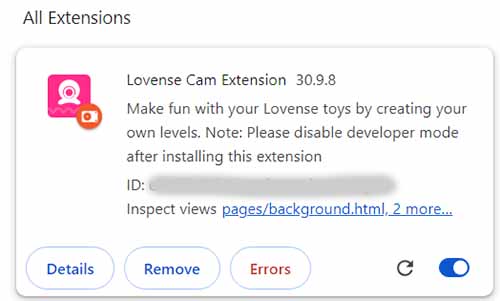Lovense Cam Extension
