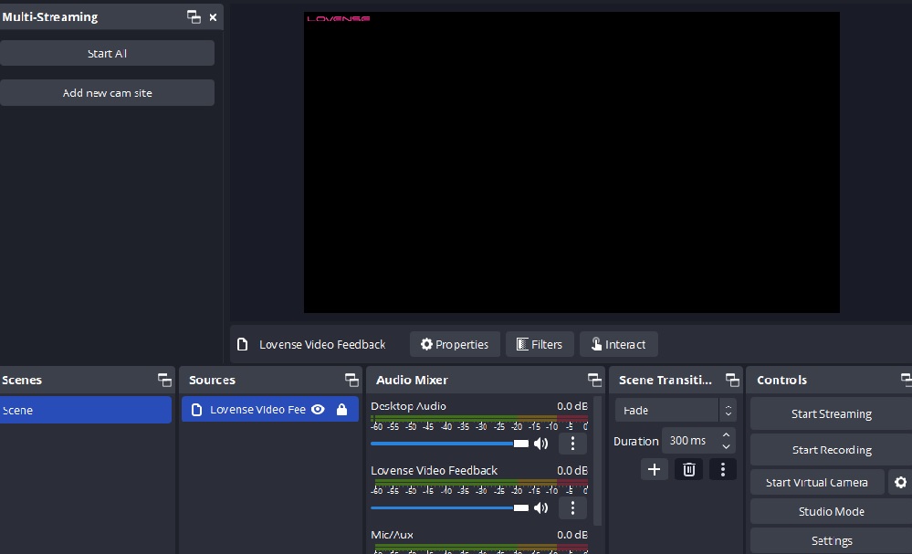 Lovense OBS interface