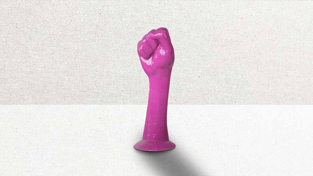 LeLuv 3D Printed Fisting Action Dildo