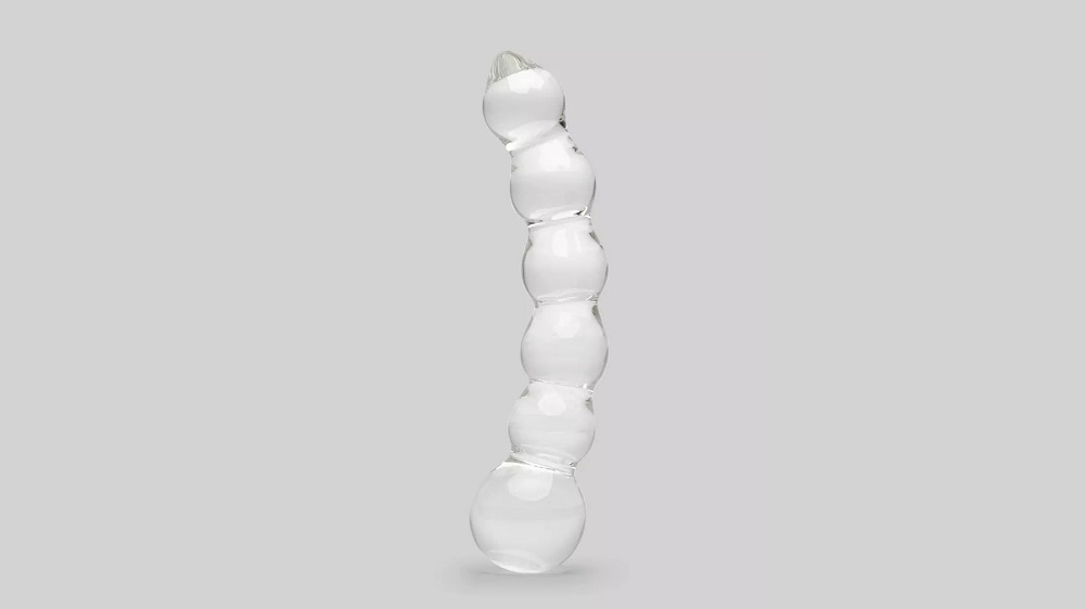 Lovehoney Beaded Sensual Glass Dildo 7 Inch