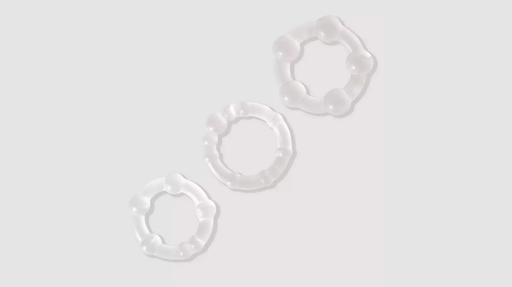 BASICS Triple Cock Ring Set 3 Count