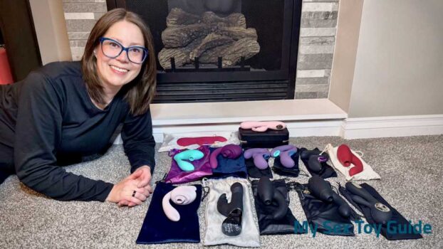 Angela Kempf with all our rabbit vibrators